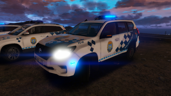 Toyota Land Cruiser Policía Local de Galicia.