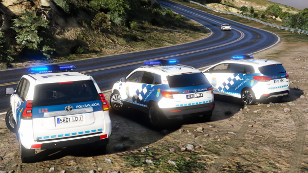 Patrullas de la Policía Local de Galicia