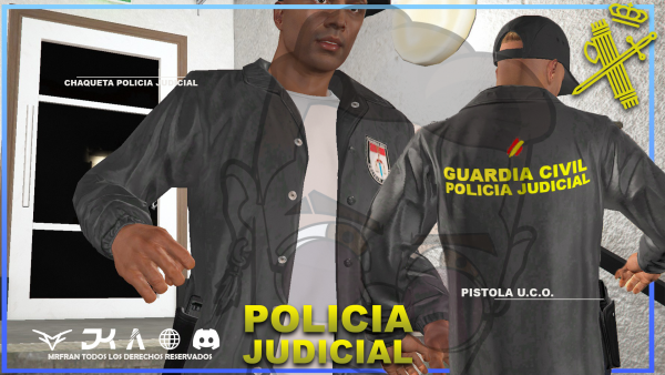 UNIFORME DE POLICÍA JUDICIAL GUARDIA CIVIL